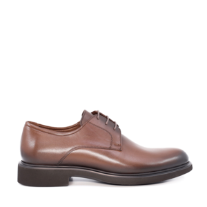 Pantofi derby bărbați Benvenuti maro din piele 1605BP9133M