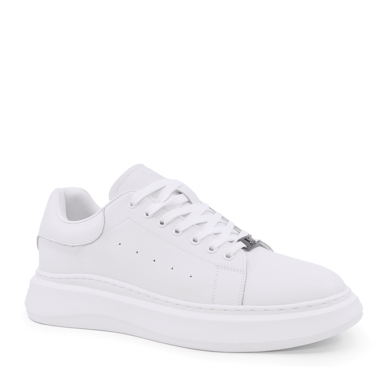 Sneakers de bărbați Luca di Gioia albi din piele 3917BP435A